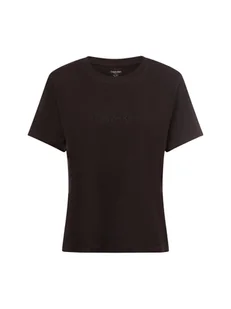 Calvin Klein Damska koszulka do spania Kobiety Bawełna czarny jednolity, S - Koszulki i topy damskie - miniaturka - grafika 1