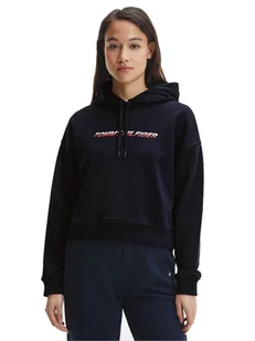 TOMMY HILFIGER BLUZA DAMSKA REGULAR GRAPHIC HOODIE NAVY S10S101264 DW5 XS - Bluzy damskie - miniaturka - grafika 1