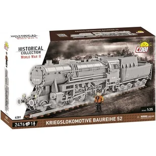 Cobi, HC Trains lokomotywa KRIEGSLOKOMOTIVE BAUREINE 52 6281 - Klocki - miniaturka - grafika 1