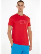 Koszulki męskie - Tommy Hilfiger Koszulka w kolorze czerwonym - miniaturka - grafika 1