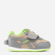 Buty dla chłopców - Buty sportowe chłopięce na rzepy Reebok Royal Cl Jog 100075198 26.5 Beżowe (1200143265109) - miniaturka - grafika 1