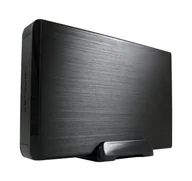 Obudowy i kieszenie na dyski twarde - LC-Power LC-35U3-HYDRA obudowa do dysków twardych Obudowa HDD Czarny 3.5" - miniaturka - grafika 1