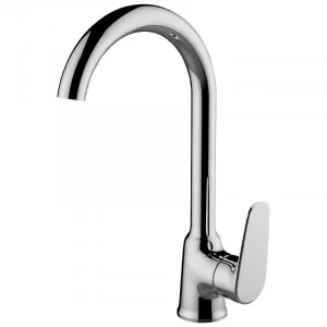 LAVEO BLX 068D RONDO Bateria zlewozmywakowa stojąca z wylewką U Jednouchwytowa Sposób montażu: stojący Głowica: 35 mm Zasięg wylewki: 167 mm Wykończenie: chrom - Baterie kuchenne - miniaturka - grafika 1