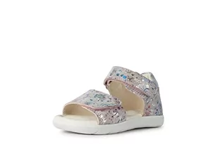 Geox Sandały dla chłopców i dziewczynek B ALUL Girl Sandal, LT różowy/srebrny, 25 EU, Lt Rose Silver, 25 EU - Buty dla dziewczynek - miniaturka - grafika 1