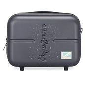 Kosmetyczki, organizery i kuferki - Pepe Jeans Jane elastyczna kosmetyczka z torbą na ramię, niebieska, 29 x 21 x 15 cm, sztywna ABS, 9,14 l - miniaturka - grafika 1