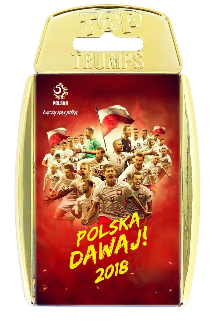 Winning Moves Moves, gra karciana Top Trumps Reprezentacja Polski Złota Edycja