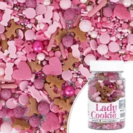 Dodatki do ciast w proszku - Posypka cukrowa LADY COOKIE mix Sweet Decor, 70 g - miniaturka - grafika 1