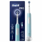 Szczoteczki elektryczne - Oral-B Pro 1 Sensitive Clean Niebieski - miniaturka - grafika 1