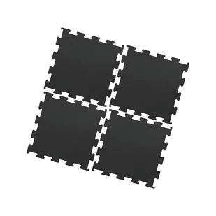 MATA PODŁOGOWA THORN FIT MINI BLACK 10 MM (4X PUZZLE 50×50 CM – 1M2) - Maty do ćwiczeń - miniaturka - grafika 1
