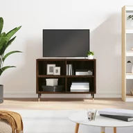 Szafki RTV - vidaXL Szafka pod TV, brązowy dąb, 69,5x30x50 cm - miniaturka - grafika 1