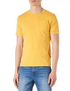 Koszulki męskie - Camel Active Męski T-Shirt, Żółty, XXL - grafika 1