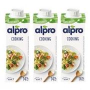 Produkty wegańskie i wegetariańskie - Alpro Kulinarne sojowe Cooking - alternatywa śmietany Zestaw 3 x 250 ml - miniaturka - grafika 1