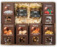 Zestawy upominkowe - Kosz pełen słodkości z miodem - miniaturka - grafika 1