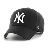 Czapki damskie - 47 Brand, Czapka z daszkiem MLB New York Yankees, B-MVP17WBV-BK, Czarna - miniaturka - grafika 1