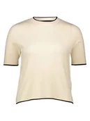 Swetry damskie - ONLY Sweter w kolorze kremowym - miniaturka - grafika 1