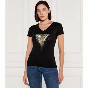 GUESS T-shirt | Slim Fit - Koszulki i topy damskie - miniaturka - grafika 1