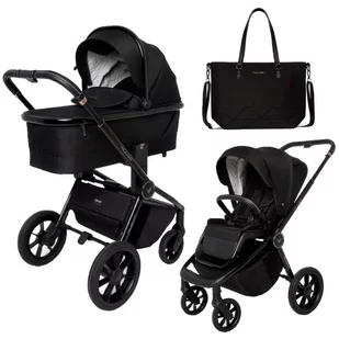 MUUVO QUICK SE 2 wózek wielofunkcyjny zestaw 2w1 Chromium Black - Wózki dziecięce - miniaturka - grafika 1