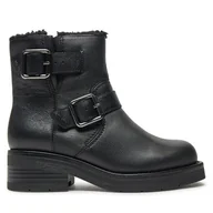 Botki damskie - Botki Clarks Rebelle Buckle 26178891 Czarny - miniaturka - grafika 1