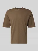 Koszulki męskie - Bluzka o kroju oversized z mieszanki bawełny model ‘LOOSEOSCAR’ - miniaturka - grafika 1