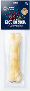 John Dog Kość do żucia BERRY z żurawiną 17cm JOHN DOG - Przysmaki dla psów - miniaturka - grafika 1