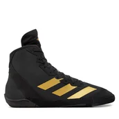 Kimona, stroje i obuwie - Buty bokserskie adidas Adizero Wrestling IE3207 Czarny - miniaturka - grafika 1