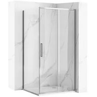 Kabiny prysznicowe - Kabina prysznicowa narożna rozsuwana 130x100 Rapid Slide Rea Chrom - miniaturka - grafika 1