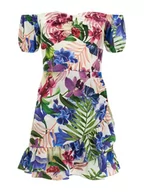 Sukienki - Guess Sukienka letnia Alva W3GK54 WD8G2 Kolorowy Slim Fit - miniaturka - grafika 1