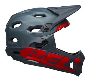 Kask full face Bell Super Dh Mips Spherical Matte Blue Crimson - Kaski rowerowe - miniaturka - grafika 1