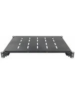 Pozostałe akcesoria sieciowe - Intellinet Półka przeznaczona do montowania w szafie Rack 1U 600mm Czarny (712613) - miniaturka - grafika 1