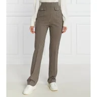 Spodnie damskie - BOSS Spodnie Tubeka | Slim Fit - miniaturka - grafika 1