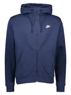 Bluzy męskie - Nike Bluza "Club Fleece" w kolorze granatowym - miniaturka - grafika 1