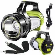 Latarki - LATARKA SZPERACZ AKUMULATOROWA LED XM-L T6 USB - miniaturka - grafika 1