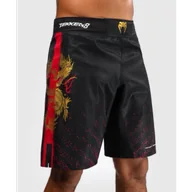 Spodnie sportowe męskie - Venum x Tekken Spodenki MMA Fightshorts Marshall Law Black/Red/Gold - miniaturka - grafika 1