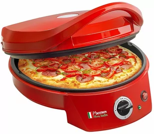 Bestron Domowy piec do pizzy / grill stołowy, 1800 W, czerwony, APZ400 APZ400 - Pozostałe akcesoria kuchenne - miniaturka - grafika 1