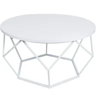 Ławy i stoliki kawowe - Stolik kawowy Diament, biały, 70,5 cm - miniaturka - grafika 1