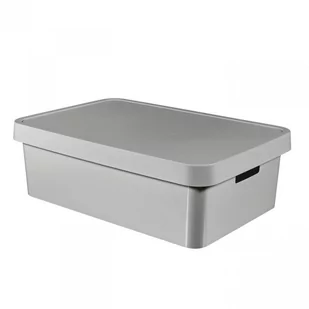 Curver POJEMNIK INFINITY Z PRZYKRYWKĄ SZARY 30 L 233996 - Pojemniki kuchenne - miniaturka - grafika 1
