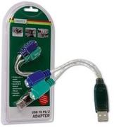 Adaptery i przejściówki - Digitus Adapter USB - 2x PS2 (klawiatura + mysz) DA-70118 - miniaturka - grafika 1