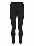 Spodnie damskie - VERO MODA Dżinsy damskie, czarny, (XS) W / 32L - miniaturka - grafika 1