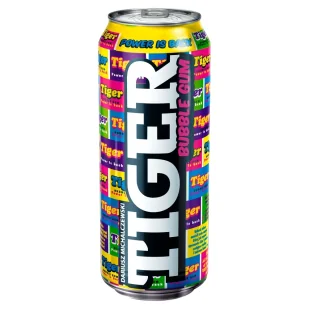 Tiger Bubble Gum Gazowany napój energetyzujący 500 ml - Napoje energetyczne i izotoniczne - miniaturka - grafika 1
