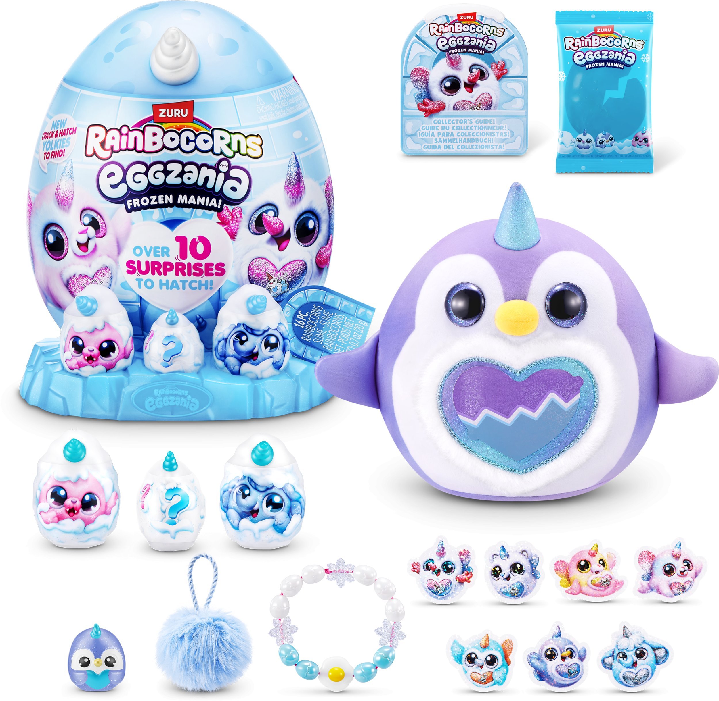 TOY PLUSH RAINBOCORNS EGGZANIA 92119