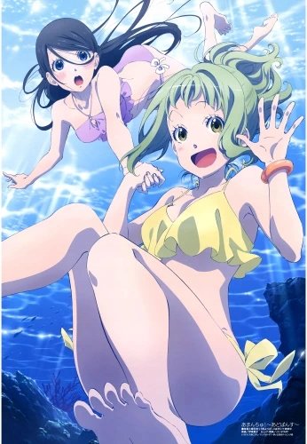 Plakat Anime Manga Amanchu! AMCHU_016 A2 (custom)