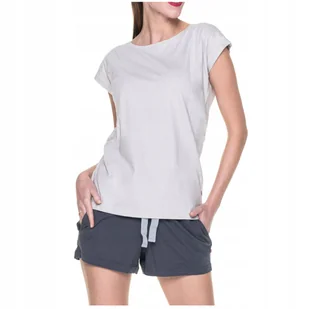 Piżama Damska Krótki Rękaw Spodenki Z Kieszeniami Light Dreamy Szary Xl - Piżamy damskie Piżama Damska Krótki Rękaw Spodenki Z Kieszeniami Light Dreamy Szary Xl - Piżamy damskie - miniaturka - grafika 1