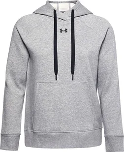 Under Armour Bluza damska Under Armour Rival Fleece Hb Hoodie szara 1356317 035 : Rozmiar - L - Bluzy damskie - miniaturka - grafika 1