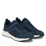 Buty dla chłopców - Sneakersy Tommy Hilfiger T3X9-34115-1845 D Granatowy - miniaturka - grafika 1