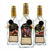 Domowy wyrób alkoholu - Butelka Ozdobna Fala 500Ml Nalewka Domowa - miniaturka - grafika 1