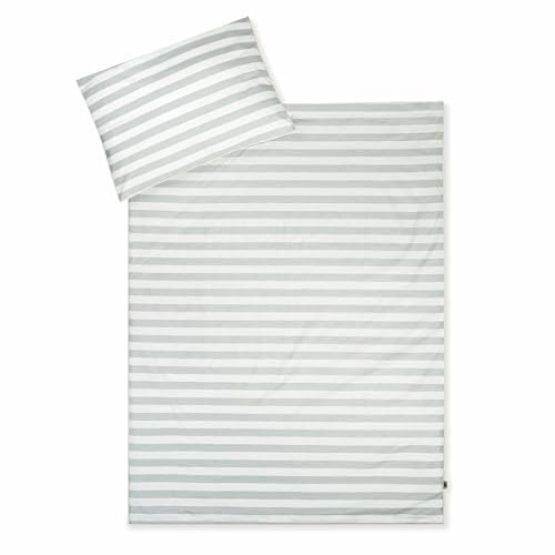 Julius Zöllner Pościel Organic Stripes, rozmiar 100 x 135 i 40 x 60 cm, pościel dziecięca, sprawdzona pod kątem substancji szkodliwych