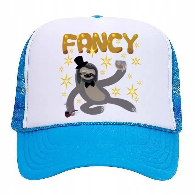 Czapka Blue Daszek Na Wiosnę LENIWIEC FANCY Wzory