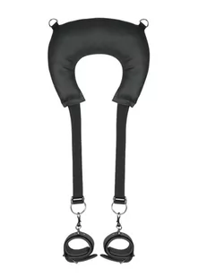 Pillow & Ankle Cuffs Leg Position Strap - Akcesoria BDSM - miniaturka - grafika 1