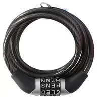 Zabezpieczenia do roweru - DUNLOP Dunlop - Zapięcie do roweru z szyfrem (Czarny) 8711252029221BLACK - miniaturka - grafika 1