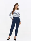 Spodnie damskie - Spodnie typu cygaretki - miniaturka - grafika 1